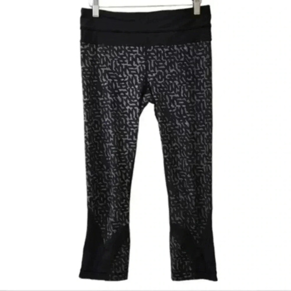 Lululemon Run Inspire Crop II Full-On Luxtreme Block-It  Pocket Net Pop 6/15 6 - Picture 2 of 13